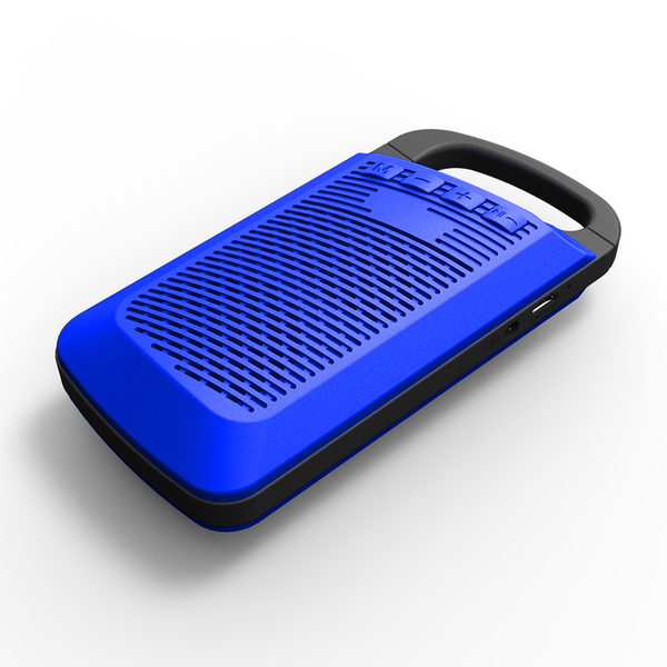 Bluetooth Lautsprecher mit Aufhängung blau 3W