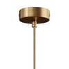 Pendelleuchte mit doppeltem Lampenschirm Tub-E14 Bronze satiniert - Holz