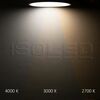 LED Deckenleuchte PRO schwarz, 30W, rund, 300mm, ColorSwitch 2700K|3000K|4000K, dimmbar
