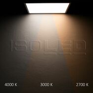 LED Deckenleuchte PRO weiß 30W, 300x300mm, ColorSwitch 2700K|3000K|4000K, dimmbar