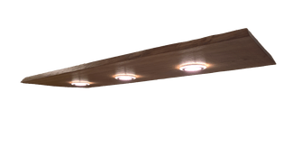 Holzdiele mit integrierter Beleuchtung