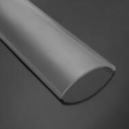 Aluminium Profil Ecke-Rund 2m mit halb-transparenter Abdeckung für 10mm Strips