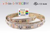 LED flexibler Strip, RGB-CCT 24V 2500-6000K CRI>80 24W/m IP67 5in1 Chip