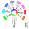 LED Farbwechsel Birne E27, RGB + W, inkl. Fernbedienung